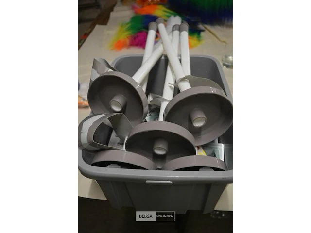 20x4st klemmen kapstokhaken toiletpapier houders - afbeelding 1 van  2