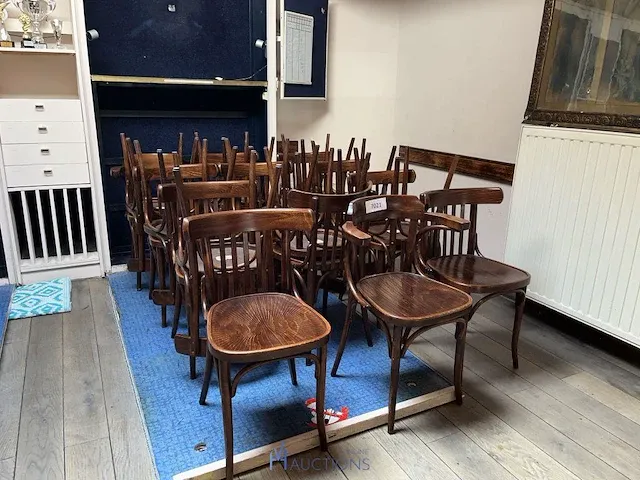 21 cafestoelen hutten - afbeelding 2 van  4