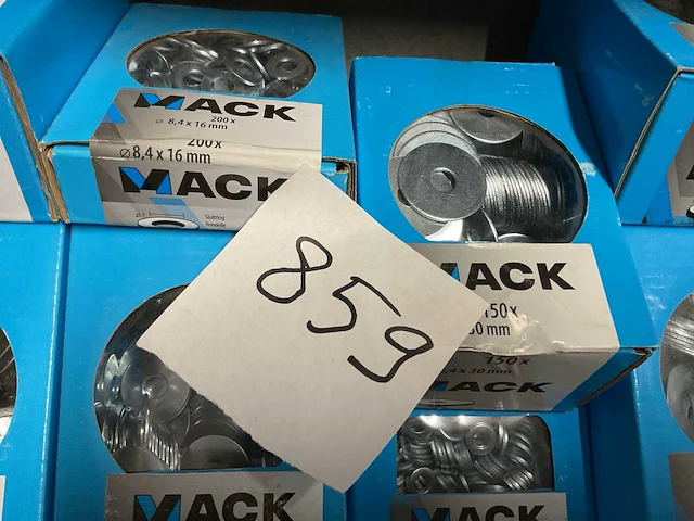 21 dozen sluitringen; dichtingsring bitumen - afbeelding 3 van  8