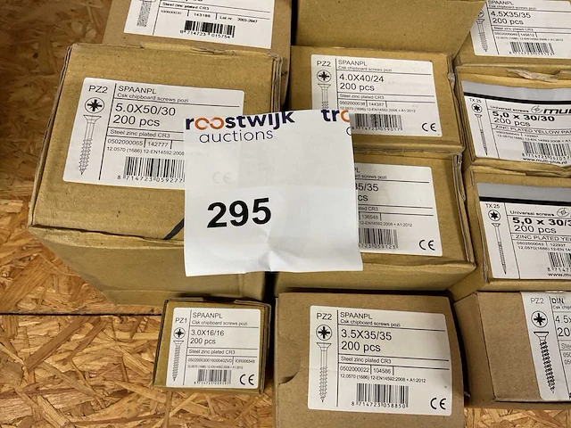 21 dozen spaanderplaatschroeven - afbeelding 2 van  6