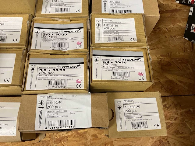 21 dozen spaanderplaatschroeven - afbeelding 3 van  6