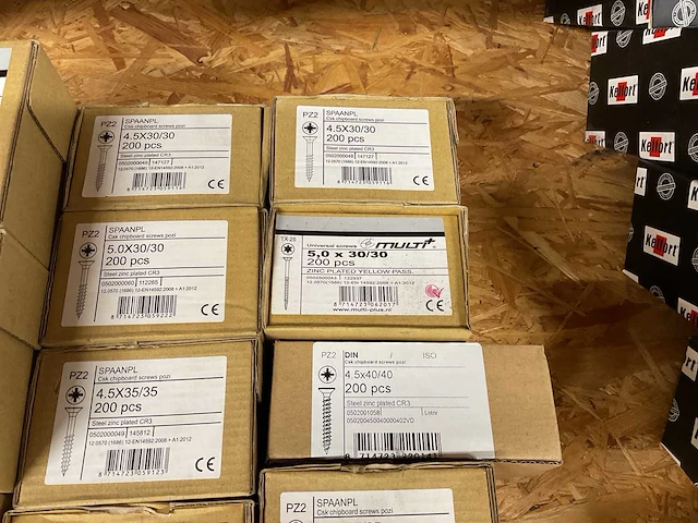 21 dozen spaanderplaatschroeven - afbeelding 4 van  6