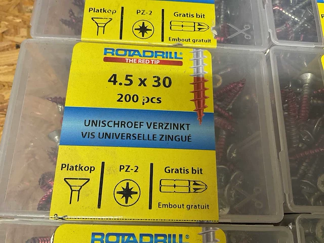 21 dozen verzinkte universele schroeven - afbeelding 6 van  6