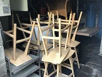 21 houten taboeretten - afbeelding 3 van  3