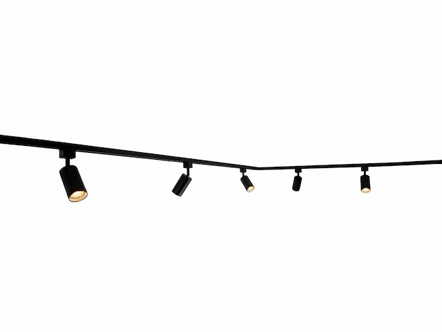 2+1 meter railsysteem met 9x railspot gu10 fitting (1x) - afbeelding 6 van  7