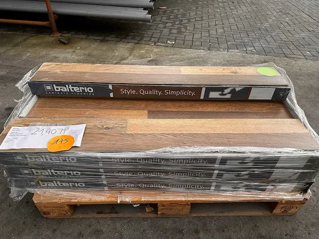 21,4 m² balterio universe eik parket - 1261x189 - afbeelding 2 van  2