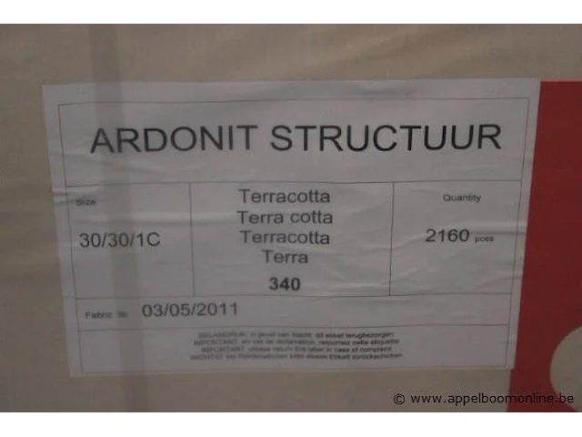 2160 leien ardonit str 30x30 1c tec340 (2160 st/pal) - afbeelding 2 van  5