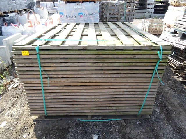 21x houten tuinpaneel - afbeelding 1 van  4