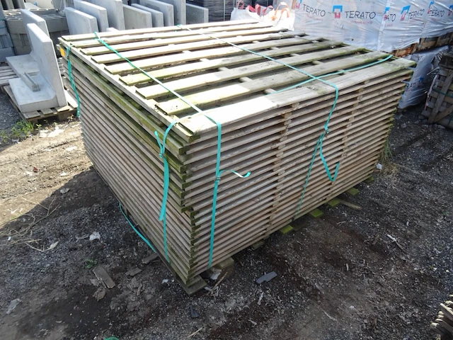 21x houten tuinpaneel - afbeelding 3 van  4
