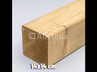21x paal 14x14x250cm - afbeelding 1 van  1