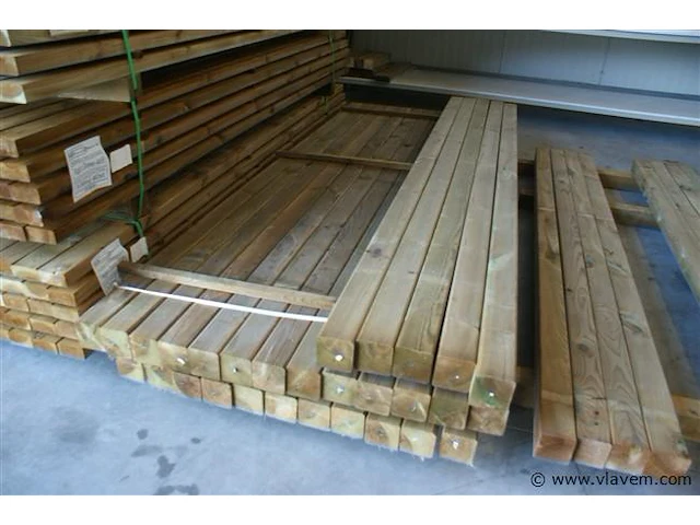 21x paal 14x14x250cm - afbeelding 1 van  1