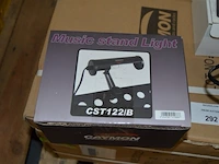 22 caymon cst122/b music stand lights - afbeelding 6 van  7