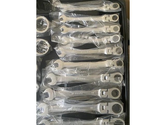 22 delige flexibele ringratel-steeksleutelset 6-32 mm - afbeelding 3 van  6