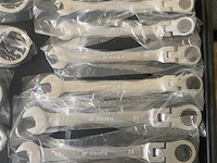 22 delige flexibele ringratel-steeksleutelset - afbeelding 3 van  6