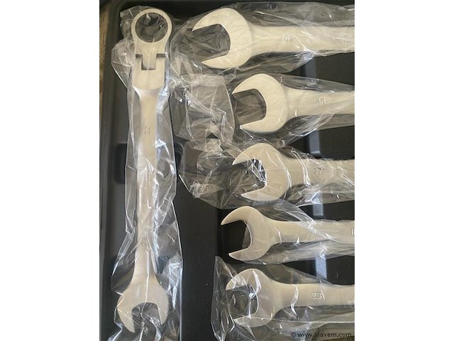 22 delige flexibele ringratel-steeksleutelset - afbeelding 5 van  6