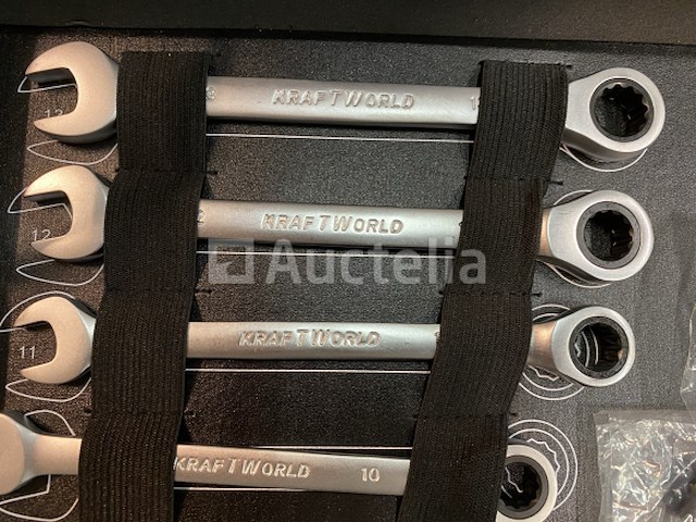 22 delige ringratel-steeksleutel set 6-32mm - afbeelding 2 van  3