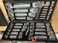 22 delige ringratel-steeksleutel set 6-32mm