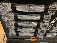 22 delige ringratel-steeksleutel set 6-32mm - afbeelding 3 van  3