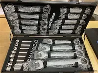 22 delige ringratel-steeksleutelset 6-32 mm - afbeelding 1 van  2