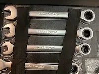 22 delige ringratel-steeksleutelset 6-32 mm - afbeelding 2 van  2