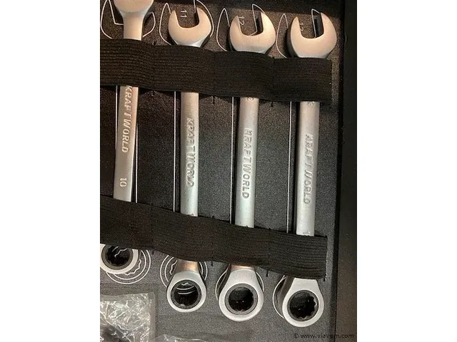 22 delige ringratel-steeksleutelset 6-32 mm - afbeelding 2 van  2