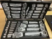 22 delige ringratel-steeksleutelset 6-32 mm - afbeelding 1 van  2