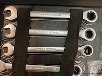 22 delige ringratel-steeksleutelset 6-32 mm - afbeelding 2 van  2
