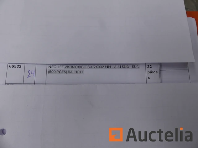 22 dozen met 500 neolife sun rvs/houtschroeven ral1011 - afbeelding 1 van  2