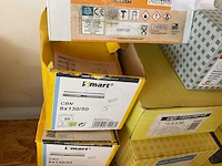 22 dozen nagelpluggen; houtboutschroeven; schroeven; spanstiften - afbeelding 3 van  7