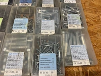 22 dozen nagels; zeskantbouten; schroefbout; stalen nagels - afbeelding 3 van  6
