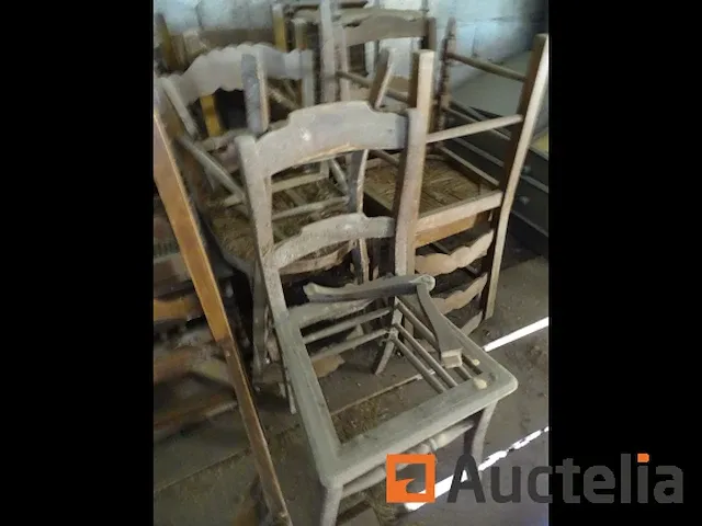 22 houten stoelen - afbeelding 3 van  7