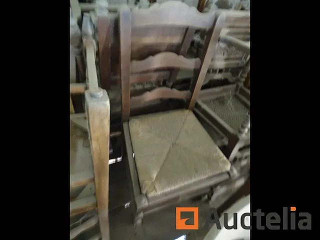 22 houten stoelen - afbeelding 6 van  7