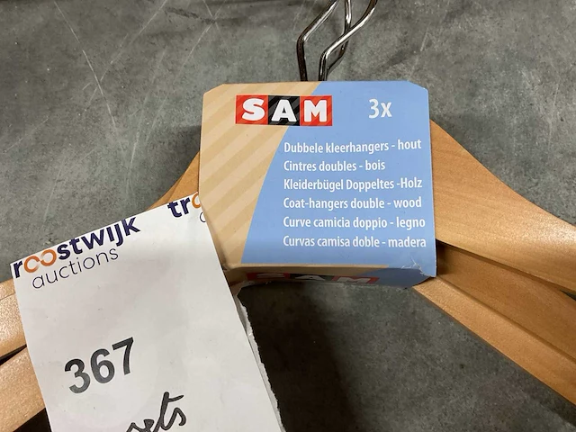 22 sets van 3 kapstokken - afbeelding 2 van  4