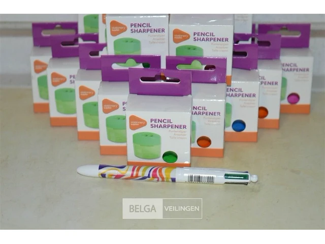 ±22x mini slijpers en 1x 4-kleurenpen - afbeelding 2 van  3