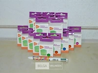 ±22x mini slijpers en 1x 4-kleurenpen - afbeelding 1 van  2