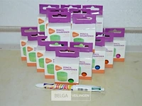 ±22x mini slijpers en 1x 4-kleurenpen - afbeelding 1 van  3