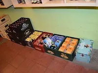 23 fl. palm 25cl, 38 fl. gentse strop blond 33cl, 64 fl. grimbergen dubbel 33cl, 32 fl. grimbergen blond 33cl, 40 fl. kasteelbier tripple 33cl, 72 fl. kasteelbier rouge 33cl, 23 fl. maredsous bruin 33cl