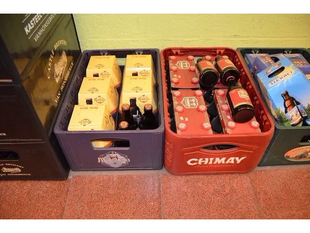 23 fl. palm 25cl, 38 fl. gentse strop blond 33cl, 64 fl. grimbergen dubbel 33cl, 32 fl. grimbergen blond 33cl, 40 fl. kasteelbier tripple 33cl, 72 fl. kasteelbier rouge 33cl, 23 fl. maredsous bruin 33cl - afbeelding 10 van  10