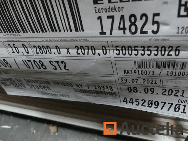 23 melamine spaanplaat panelen egger st2 u708 - afbeelding 1 van  2
