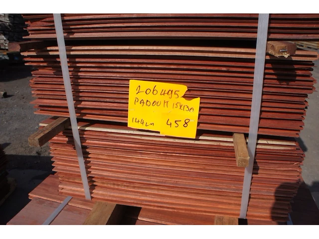23,24 m² padouk planchetten - afbeelding 2 van  4