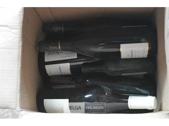 ±234 flessen inhoud pallet div soorten wijnen - afbeelding 6 van  7
