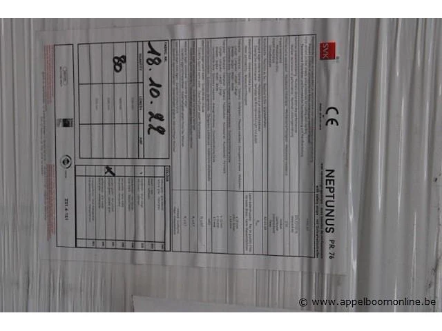 234x neptunus golfplaat 76 158x110 ba-rh jug341 (80 st/pal) (= 6 1/4 golven met 4 voorgegroefde hoeken) - afbeelding 2 van  4