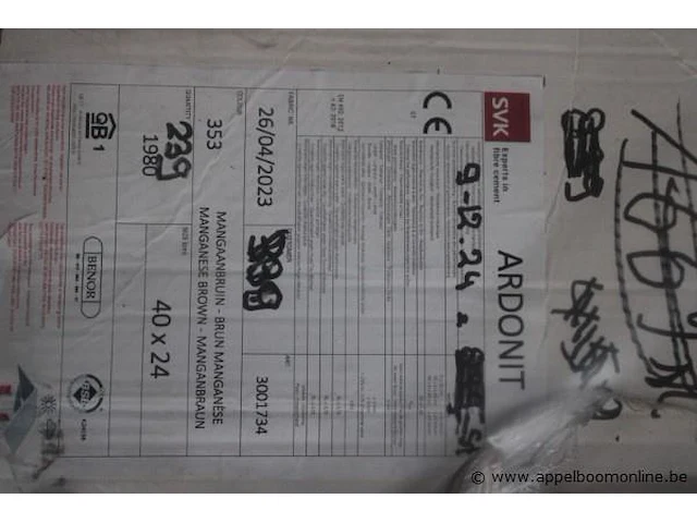 239 leien ardonit gl 40x24 rh mab353 (1980 st/pal) - afbeelding 2 van  4