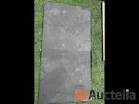 23m² buitentegels, leisteeneffect 60x60 x20mm