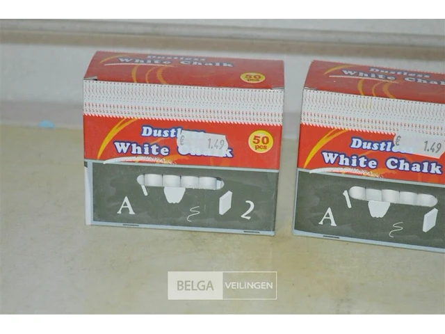 ±23x 50 stoepkrijt wit - afbeelding 2 van  3