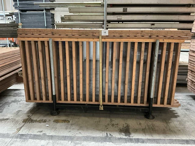 23x houten scheidingspaneel - afbeelding 1 van  8