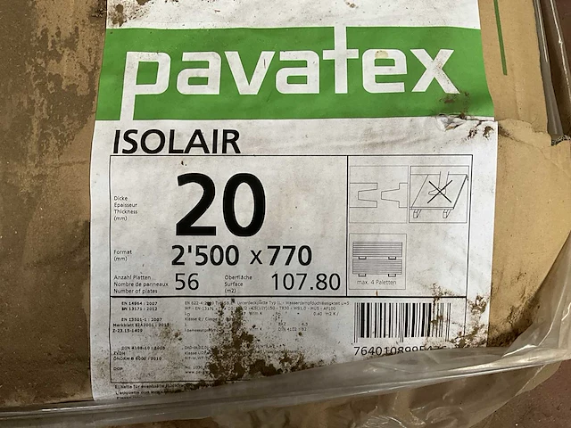 23x houtwolplaten pavarex isolair 250x77 - afbeelding 2 van  3