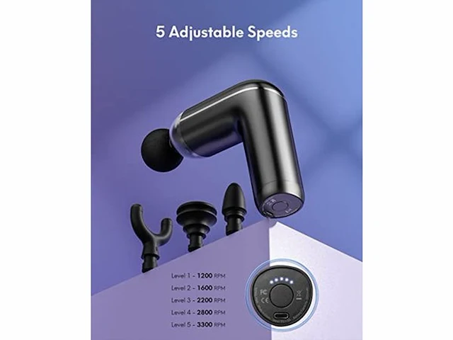 23x mini massage gun accu - afbeelding 3 van  6