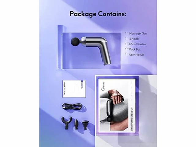 23x mini massage gun accu - afbeelding 6 van  6