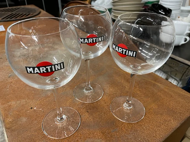 24 ballon martini glazen - afbeelding 1 van  1